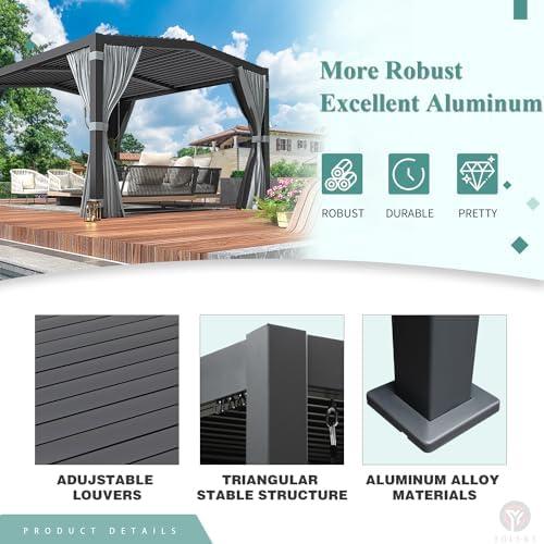 Transform Our Outdoors: Reviewing YOLENY's Versatile Pergola