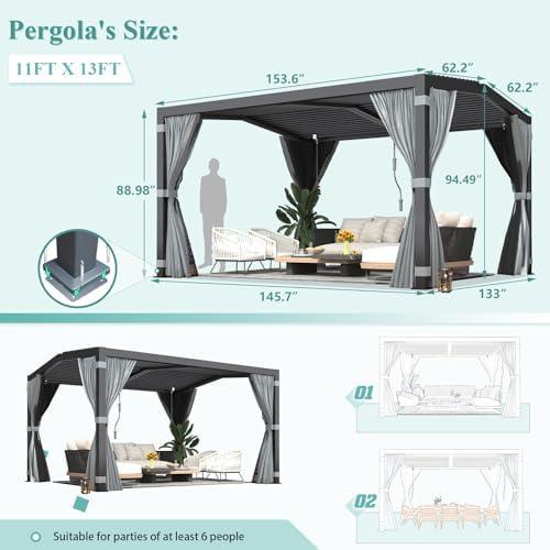 Transform Our Outdoors: reviewing YOLENY's Versatile Pergola