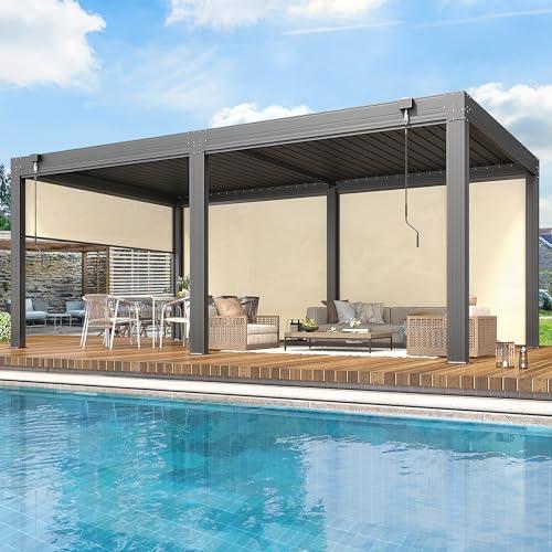 Discover the Versatile Comfort of YOLENY's Louvered Pergola