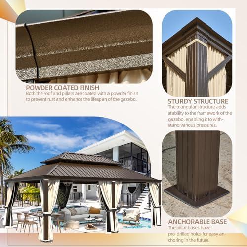 Exploring the YOLENY 14' x 20' Gazebo: A Handy Outdoor Retreat